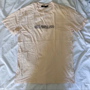PEACH OBEY T SHIRT